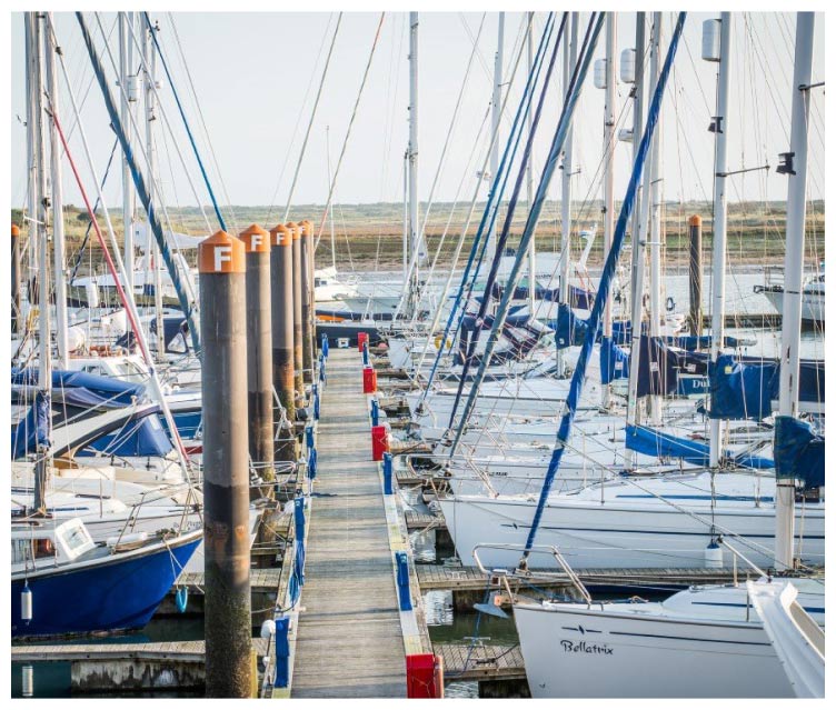 Boats in Storage at Malahide Marina