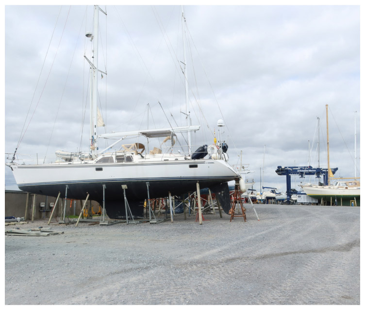 Boats in Storage at Malahide Marina